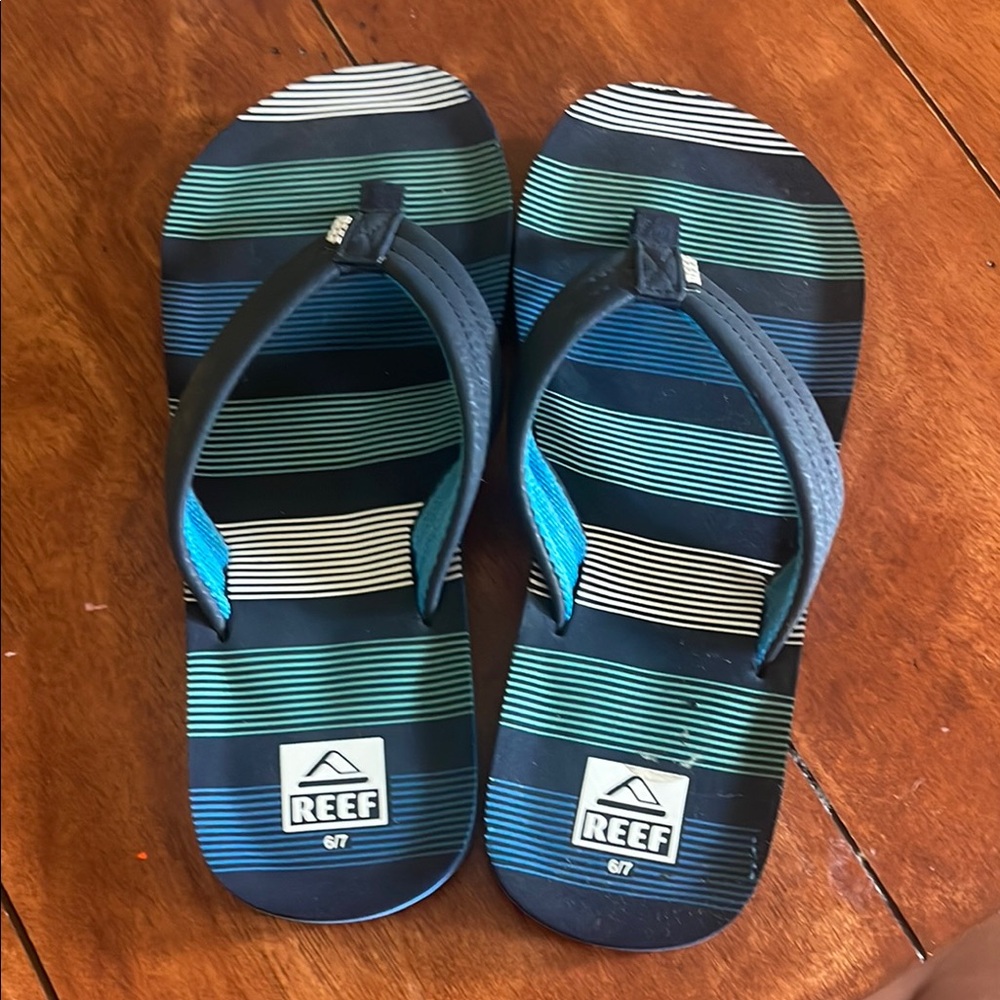 Reef Ocean Stripe Sandals